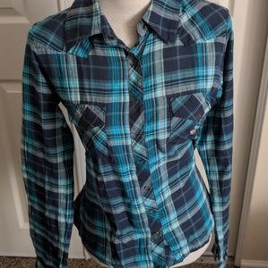 Billabong blue flannel